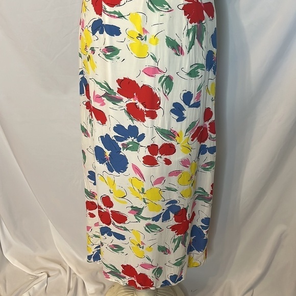 RIXO for Target Floral Mock Neck Cascade Ruffle Dress - Picture 9 of 13